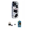 MARSİLYAN™- iPhone 14 Pro Max Kılıf Ahenk Modern Serisi - Siyah 18D Cam Ekran Koruyucu + Bilvis Titan Kamera Lens - GD