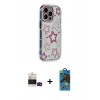 MARSİLYAN™- iPhone 14 Pro Max Kılıf Ahenk Modern Serisi - Siyah 18D Cam Ekran Koruyucu + Bilvis Titan Kamera Lens - SH