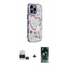MARSİLYAN™- iPhone 14 Pro Max Kılıf Ahenk Modern Serisi - Siyah 360 Mat Full Body Arka Koruyucu + Bilvis Titan Kamera Lens - SH