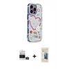 MARSİLYAN™- iPhone 14 Pro Max Kılıf Ahenk Modern Serisi - Siyah 6D Mat Seramik Hayalet Nano Ekran Koruyucu + Bilvis Titan Kamera Lens - GD
