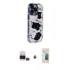 MARSİLYAN™- iPhone 14 Pro Max Kılıf Ahenk Modern Serisi - Siyah 6D Mat Seramik Hayalet Nano Ekran Koruyucu + Bilvis Titan Kamera Lens - GS