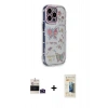 MARSİLYAN™- iPhone 14 Pro Max Kılıf Ahenk Modern Serisi - Siyah 6D Mat Seramik Hayalet Nano Ekran Koruyucu + Bilvis Titan Kamera Lens - DNMR