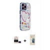 MARSİLYAN™- iPhone 14 Pro Max Kılıf Ahenk Modern Serisi - Siyah 6D Mat Seramik Hayalet Nano Ekran Koruyucu + Bilvis Titan Kamera Lens - SH