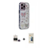 MARSİLYAN™- iPhone 14 Pro Max Kılıf Ahenk Modern Serisi - Siyah 6D Mat Seramik Hayalet Nano Ekran Koruyucu + Bilvis Titan Kamera Lens - GD