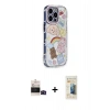 MARSİLYAN™- iPhone 14 Pro Max Kılıf Ahenk Modern Serisi - Siyah 6D Mat Seramik Hayalet Nano Ekran Koruyucu + Bilvis Titan Kamera Lens - SH