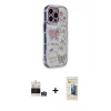 MARSİLYAN™- iPhone 14 Pro Max Kılıf Ahenk Modern Serisi - Siyah 6D Mat Seramik Hayalet Nano Ekran Koruyucu + Bilvis Titan Kamera Lens - GS