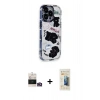 MARSİLYAN™- iPhone 14 Pro Max Kılıf Ahenk Modern Serisi - Siyah 6D Mat Seramik Hayalet Nano Ekran Koruyucu + Bilvis Titan Kamera Lens - GD