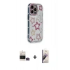 MARSİLYAN™- iPhone 14 Pro Max Kılıf Ahenk Modern Serisi - Siyah Bilvis 3D Mat Cam Ekran Koruyucu + Bilvis Titan Kamera Lens - GD