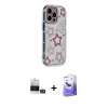 MARSİLYAN™- iPhone 14 Pro Max Kılıf Ahenk Modern Serisi - Siyah Bilvis 5in1 5D Magic Hayalet Cam Ekran Koruyucu + Bilvis Titan Kamera Lens - GS