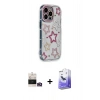 MARSİLYAN™- iPhone 14 Pro Max Kılıf Ahenk Modern Serisi - Siyah Bilvis 5in1 5D Magic Hayalet Cam Ekran Koruyucu + Bilvis Titan Kamera Lens - GD