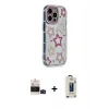 MARSİLYAN™- iPhone 14 Pro Max Kılıf Ahenk Modern Serisi - Siyah Bilvis Hayalet Cam Ekran Koruyucu + Bilvis Titan Kamera Lens - SH