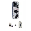 MARSİLYAN™- iPhone 14 Pro Max Kılıf Ahenk Modern Serisi - Siyah Bilvis Hayalet Cam Ekran Koruyucu + Bilvis Titan Kamera Lens - GD