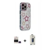 MARSİLYAN™- iPhone 14 Pro Max Kılıf Ahenk Modern Serisi - Siyah Bilvis Hayalet Cam Ekran Koruyucu + Bilvis Titan Kamera Lens - DNMR