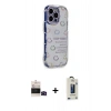 MARSİLYAN™- iPhone 14 Pro Max Kılıf Ahenk Modern Serisi - Siyah Bilvis Hayalet Cam Ekran Koruyucu + Bilvis Titan Kamera Lens - SH