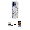 MARSİLYAN™- iPhone 14 Pro Max Kılıf Ahenk Modern Serisi - Siyah Buffer Hayalet Cam Ekran Koruyucu + Bilvis Titan Kamera Lens - GS