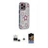 MARSİLYAN™- iPhone 14 Pro Max Kılıf Ahenk Modern Serisi - Siyah Buffer Hayalet Cam Ekran Koruyucu + Bilvis Titan Kamera Lens - SH