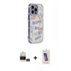MARSİLYAN™- iPhone 14 Pro Max Kılıf Ahenk Modern Serisi - Siyah Joko 5D Cam + Bilvis Titan Kamera Lens - GS