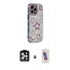 MARSİLYAN™- iPhone 14 Pro Max Kılıf Ahenk Modern Serisi - Siyah Joko 5D Cam + PVD Metal Kamera Lens - TU