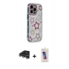MARSİLYAN™- iPhone 14 Pro Max Kılıf Ahenk Modern Serisi - Siyah Joko 5D Cam + Raze Metal Kamera Lens - GS