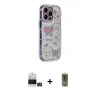 MARSİLYAN™- iPhone 14 Pro Max Kılıf Ahenk Modern Serisi - Siyah Joko Magic 5D Hayalet Cam + Bilvis Titan Kamera Lens - GD