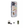 MARSİLYAN™- iPhone 14 Pro Max Kılıf Ahenk Modern Serisi - Siyah Joko Magic 5D Hayalet Cam + Bilvis Titan Kamera Lens - GD