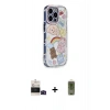 MARSİLYAN™- iPhone 14 Pro Max Kılıf Ahenk Modern Serisi - Siyah Joko Magic 5D Hayalet Cam + Bilvis Titan Kamera Lens - SH