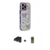 MARSİLYAN™- iPhone 14 Pro Max Kılıf Ahenk Modern Serisi - Siyah Joko Magic 5D Hayalet Cam + Raze Metal Kamera Lens - GS