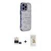 MARSİLYAN™- iPhone 14 Pro Max Kılıf Ahenk Modern Serisi - Siyah Mat Seramik Nano Ekran Koruyucu + Bilvis Titan Kamera Lens - SH