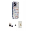 MARSİLYAN™- iPhone 14 Pro Max Kılıf Ahenk Modern Serisi - Siyah Mat Seramik Nano Ekran Koruyucu + Bilvis Titan Kamera Lens - SH