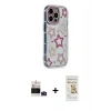 MARSİLYAN™- iPhone 14 Pro Max Kılıf Ahenk Modern Serisi - Siyah Mat Seramik Nano Ekran Koruyucu + Bilvis Titan Kamera Lens - DNMR