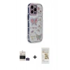 MARSİLYAN™- iPhone 14 Pro Max Kılıf Ahenk Modern Serisi - Siyah Mat Seramik Nano Ekran Koruyucu + Bilvis Titan Kamera Lens - GS