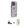 MARSİLYAN™- iPhone 14 Pro Max Kılıf Ahenk Modern Serisi - Siyah Mat Seramik Nano Ekran Koruyucu + Bilvis Titan Kamera Lens - SH