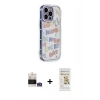 MARSİLYAN™- iPhone 14 Pro Max Kılıf Ahenk Modern Serisi - Siyah Mat Seramik Nano Ekran Koruyucu + Bilvis Titan Kamera Lens - GS