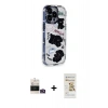 MARSİLYAN™- iPhone 14 Pro Max Kılıf Ahenk Modern Serisi - Siyah Mat Seramik Nano Ekran Koruyucu + Bilvis Titan Kamera Lens - GD