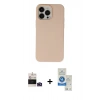 MARSİLYAN™- iPhone 14 Pro Max Kılıf Ahenk Serisi - Şeffaf Royal Nano Ekran Koruyucu + Bilvis Titan Kamera Lens - DNMR