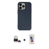MARSİLYAN™- iPhone 14 Pro Max Kılıf Ahenk Serisi - Siyah Joko 5D Cam + Bilvis Titan Kamera Lens - SH