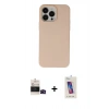 MARSİLYAN™- iPhone 14 Pro Max Kılıf Ahenk Serisi - Siyah Joko 5D Cam + Bilvis Titan Kamera Lens - SH