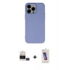 MARSİLYAN™- iPhone 14 Pro Max Kılıf Ahenk Serisi - Siyah Joko 5D Cam + Bilvis Titan Kamera Lens - GS