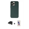 MARSİLYAN™- iPhone 14 Pro Max Kılıf Ahenk Serisi - Siyah Joko 5D Cam + Raze Metal Kamera Lens - GS