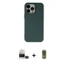 MARSİLYAN™- iPhone 14 Pro Max Kılıf Ahenk Serisi - Siyah Joko Magic 5D Hayalet Cam + Bilvis Titan Kamera Lens - SH