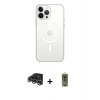 MARSİLYAN™- iPhone 14 Pro Max Kılıf Ahenk Yansıma Prime - Siyah Joko Magic 5D Hayalet Cam + Raze Metal Kamera Lens - GS