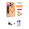 MARSİLYAN™- iPhone 14 Pro Max Kılıf Akış Form - Siyah Bilvis 5in1 3D Magic Cam Ekran Koruyucu + Bilvis Titan Kamera Lens - SH
