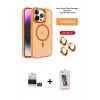 MARSİLYAN™- iPhone 14 Pro Max Kılıf Akış Form - Siyah Joko 5D Cam + Bilvis Titan Kamera Lens - GS