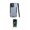 MARSİLYAN™- iPhone 14 Pro Max Kılıf Atlas Asil Serisi - Şeffaf 360 Full Body Arka Koruyucu