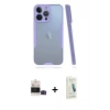 MARSİLYAN™- iPhone 14 Pro Max Kılıf Atlas Asil Serisi - Şeffaf Pasifik Cam Ekran Koruyucu + Bilvis Titan Kamera Lens - SH