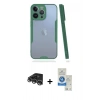 MARSİLYAN™- iPhone 14 Pro Max Kılıf Atlas Asil Serisi - Şeffaf Royal Nano Ekran Koruyucu + Raze Metal Kamera Lens - GS