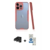 MARSİLYAN™- iPhone 14 Pro Max Kılıf Atlas Asil Serisi - Şeffaf Royal Nano Ekran Koruyucu + Raze Metal Kamera Lens - GS