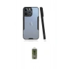 MARSİLYAN™- iPhone 14 Pro Max Kılıf Atlas Asil Serisi - Siyah Joko Magic 5D Hayalet Cam
