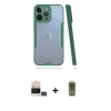 MARSİLYAN™- iPhone 14 Pro Max Kılıf Atlas Asil Serisi - Siyah Joko Magic 5D Hayalet Cam + Bilvis Titan Kamera Lens - GD