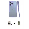 MARSİLYAN™- iPhone 14 Pro Max Kılıf Atlas Asil Serisi - Siyah Joko Magic 5D Hayalet Cam + Bilvis Titan Kamera Lens - GD